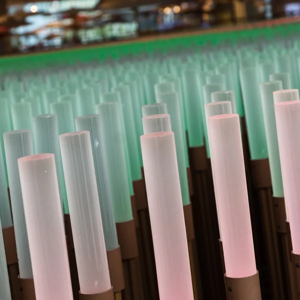 Osvětlení instalace 2015 Milan Expo Čína pavilon — Stock fotografie