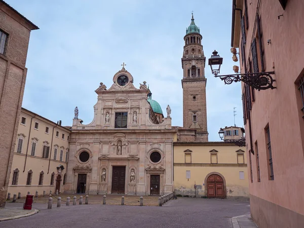 Renesanční Barokní Opatství San Giovanni Evangelista Parmě Itálii — Stock fotografie