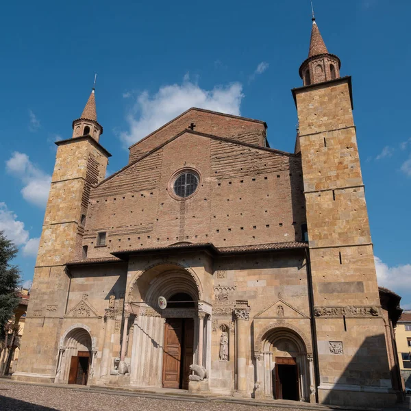 Catedrala San Donnino Din Fidenza Parma Stil Tipic Romanic Italia — Fotografie, imagine de stoc