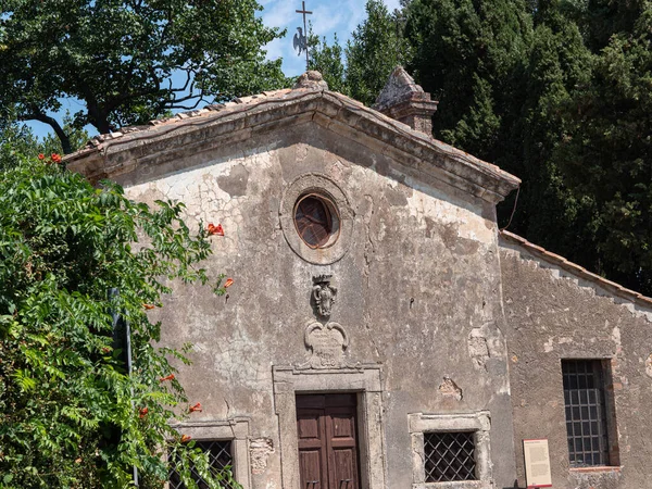 Malý Kostel Antonia Roku 1600 Bolgheri Toskánsku — Stock fotografie