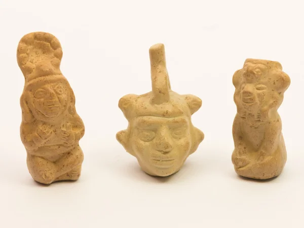 Piezas de cerámica peruana, cerámica inca — Foto de Stock