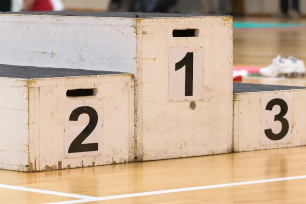 Podium for winner, success in sport activity — Stock Photo, Image