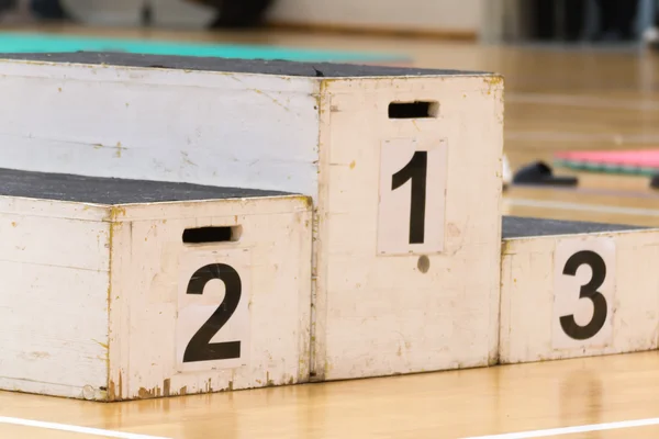 Podium for winner, success in sport activity — Stock Photo, Image