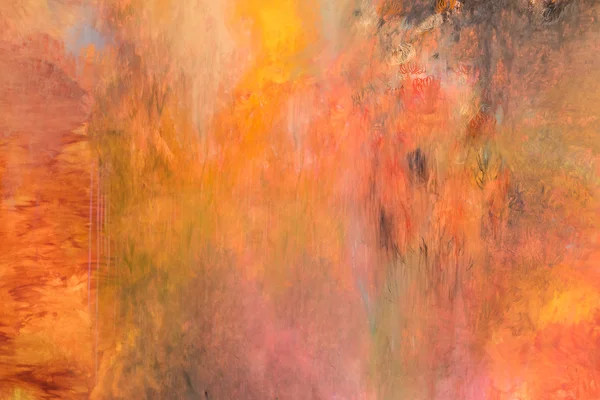 Paint Stroke yellow, red, orange, splatters color, abstract — Φωτογραφία Αρχείου