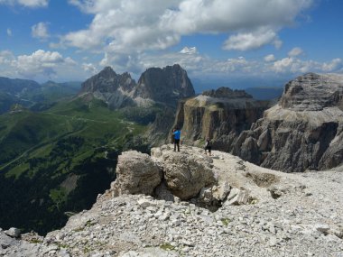 Bir Fotoğrafçının Rocky Manzarası, Muhteşem Dolomite Vista, İtalya.