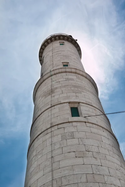 Farol Branco de Murano, perto de Veneza - Itália — Fotografia de Stock