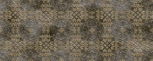 Seamless Antique Carved Temple Pattern Background — Stock Photo, Image