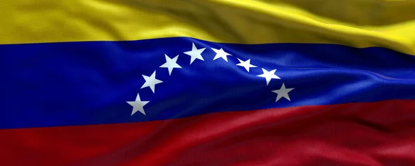 Vlajka Venezuely Vlajka Venezuely Vlajka — Stock fotografie
