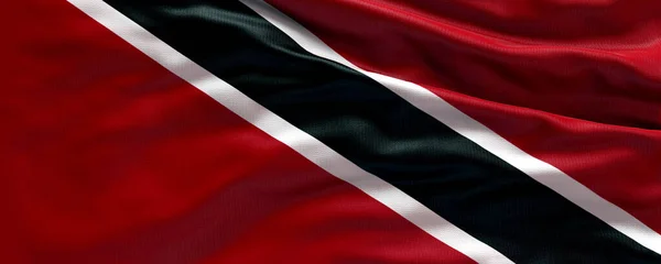 Viftande Flagga Trinidad Tobago Flagga Trinidad Tobago Flagga Bakgrund — Stockfoto