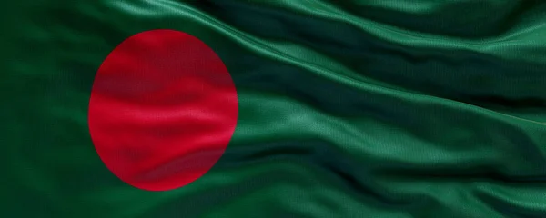 Viftande Flagga Bangladesh Flagga Bangladesh Flagga Bakgrund — Stockfoto