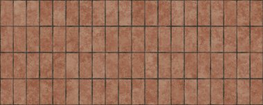 Dikdörtgen kırmızı terracotta yer döşemesi dokusu