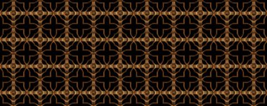 Kusursuz lüks altın çiçek duvarı dokusu arkaplanı