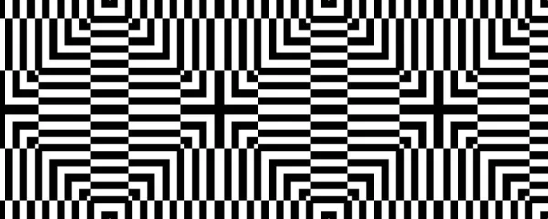 Naadloos Zwart Wit Vierkant Patroon Textuur Achtergrond — Stockfoto