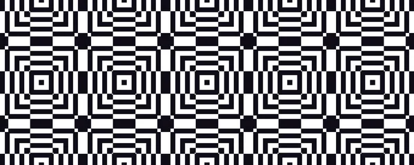 Бесшовный Черно Белый Квадратный Рисунок Пола Текстура Фон — стоковое фото