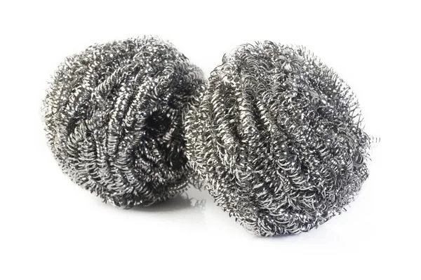 iki paslanmaz çelik scourer