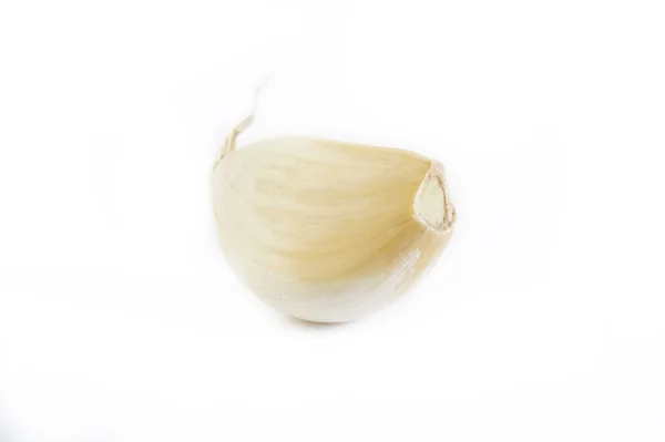 Garlic cloves on white background — Stock Photo, Image