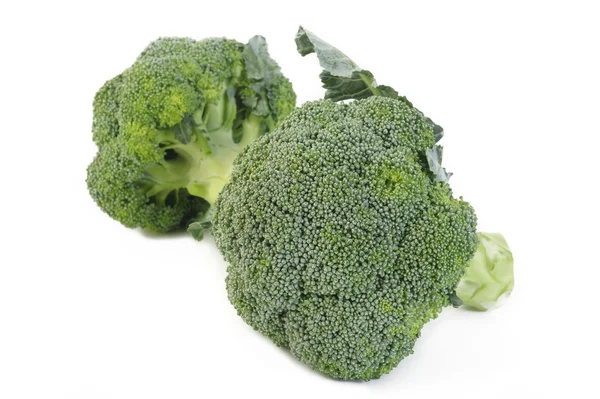 Broccoli vegetali su sfondo bianco — Foto Stock