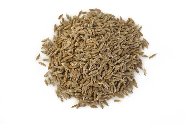 Cumin seeds isolated on white background — Stock Photo, Image