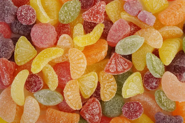 Colorful jelly candy background — Stock Photo, Image