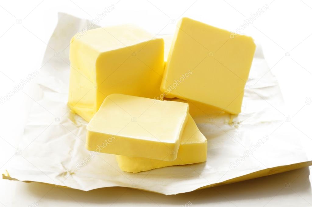  butter isolated on white background