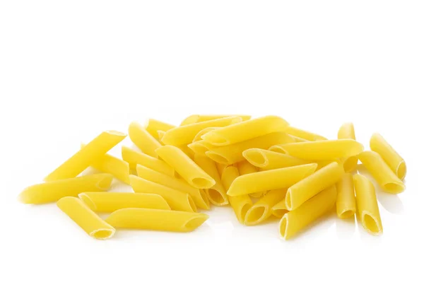 Penne pasta isolated on white background — Stock Photo, Image