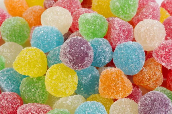 Färgglada gummy karameller — Stockfoto