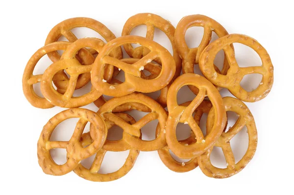 Pretzels aislados sobre fondo blanco —  Fotos de Stock