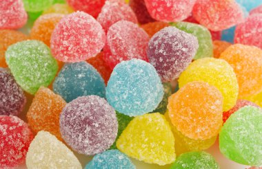 kleurrijke gummy snoepjes 