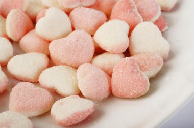 sakızlı kalp şeklinde