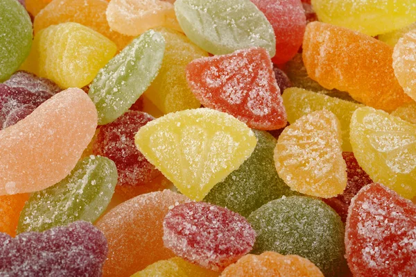 Colorful jelly candy background — Stock Photo, Image