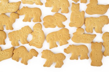 kırık beyaz zemin üzerine izole hayvan şekilli