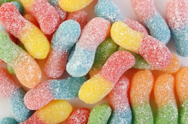 sakızlı solucan şekerler arka plan