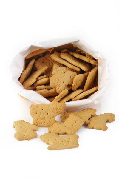 Salziger Cracker in Tierform — Stockfoto