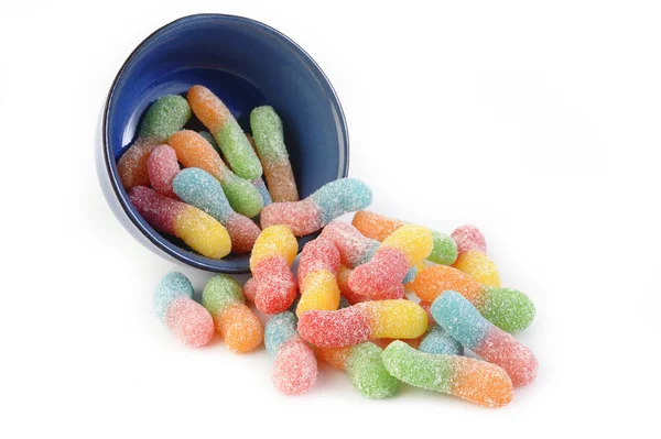Sakızlı solucan şekerler — Stok fotoğraf