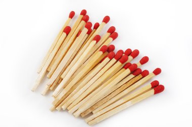 beyaz zemin üzerinde kazık matchstick
