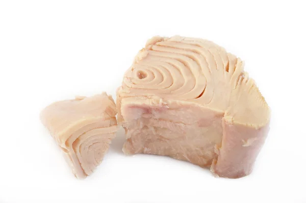 Stek z tuńczyka izolowany na białym tle Zdjęcia Stockowe bez tantiem