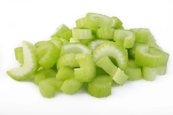 Haldy plátky celeru — Stock fotografie