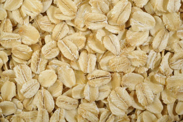 Крупный план пшеницы хлопьев Хорасан на завтрак — стоковое фото
