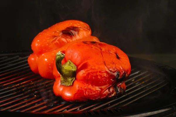 Memanggang paprika merah — Stok Foto