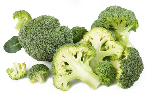 Broccoli groente op witte achtergrond — Stockfoto