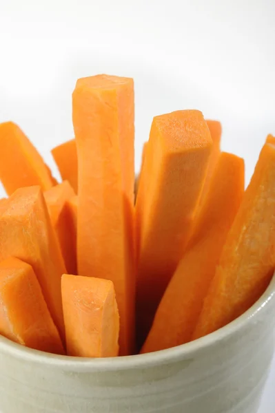 Carrots in bowl — Stock Photo, Image