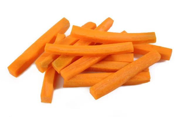 Palitos de zanahorias frescas —  Fotos de Stock