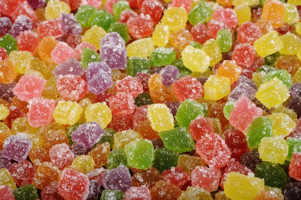 Dulces de jalea de frutas coloridas — Foto de Stock