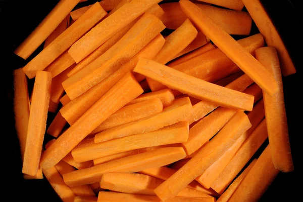 Φρέσκα καρότα μπαστούνια — Φωτογραφία Αρχείου