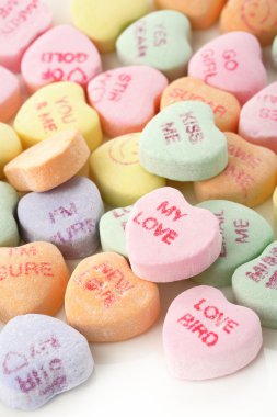 Sevgililer günü kalp şeker