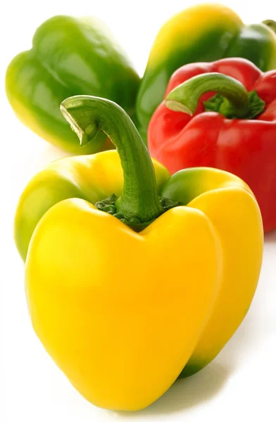 Fresh pepper on white background — Stock Photo, Image