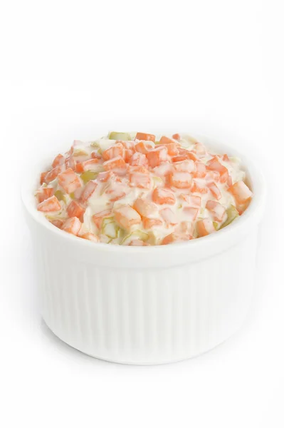 Coleslaw salad in the bowl — Stock Photo, Image