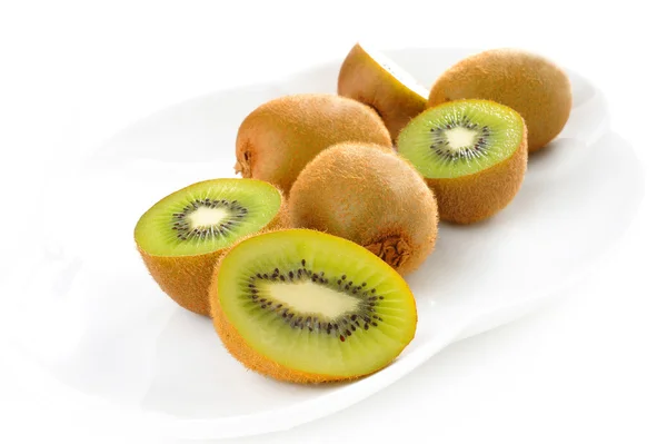 Kiwi frais sur assiette — Photo