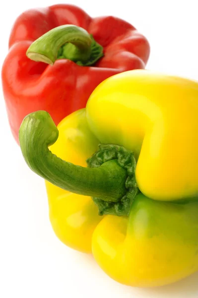 Peppers on white background — Stock Photo, Image