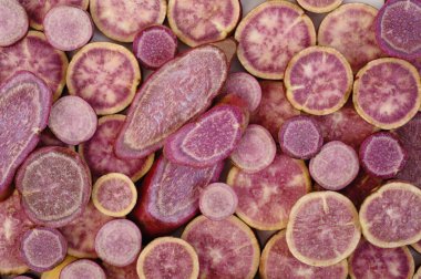purple sweet potatoes  clipart